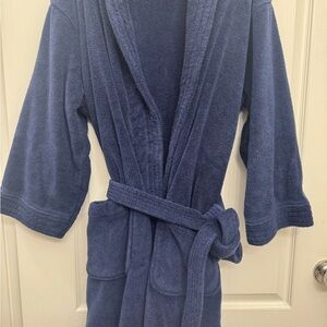 Men's Cozy Blue Bathrobe